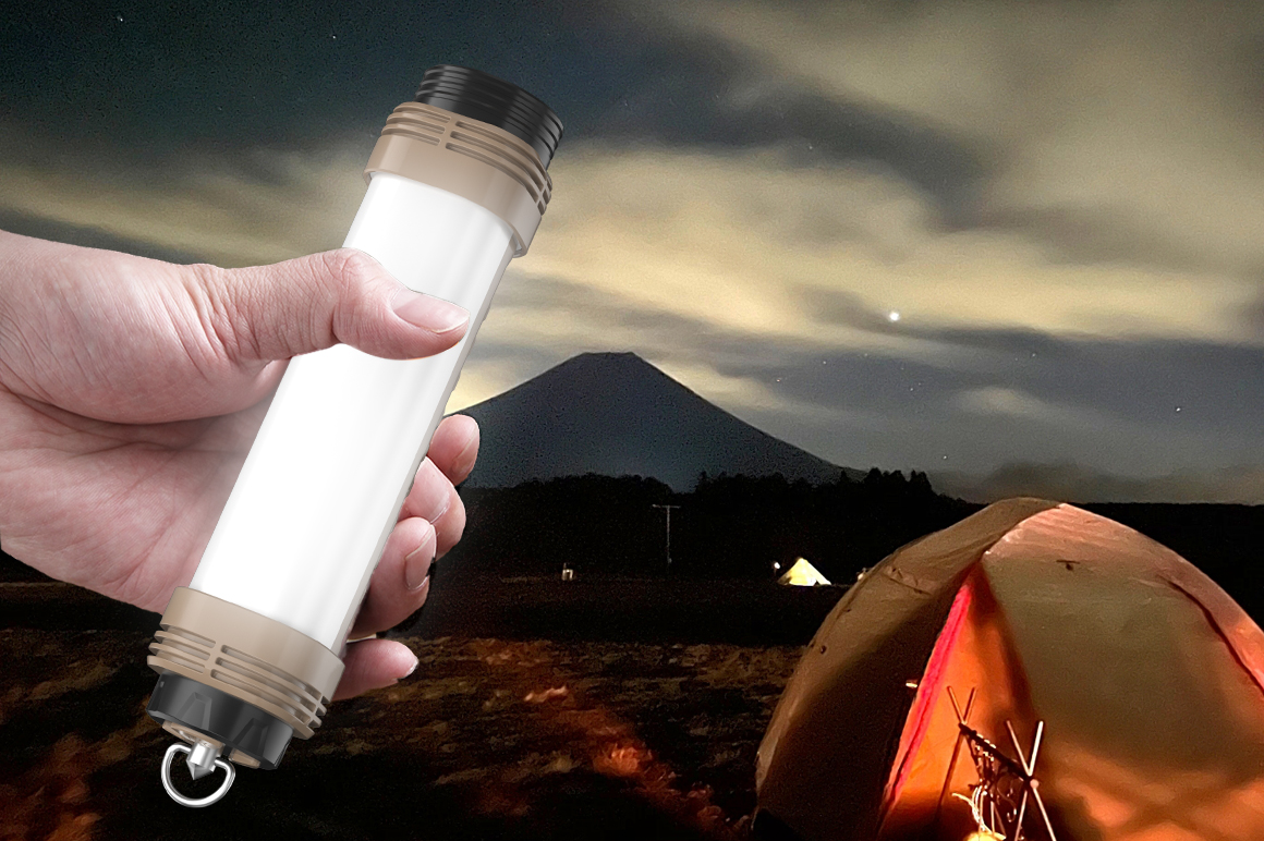 新品未使用 lumin AID 300Lumens キャンプ アウトドア 防災