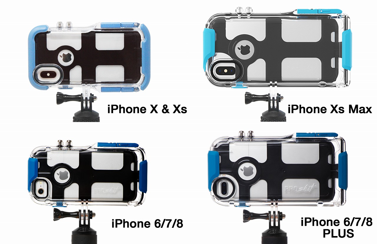 Proshot Case Iphoneがアクションカメラに早変わりするアプリ連動完全防水ケース プロショット ケース ガジェットの購入なら海外通販のrakunew ラクニュー