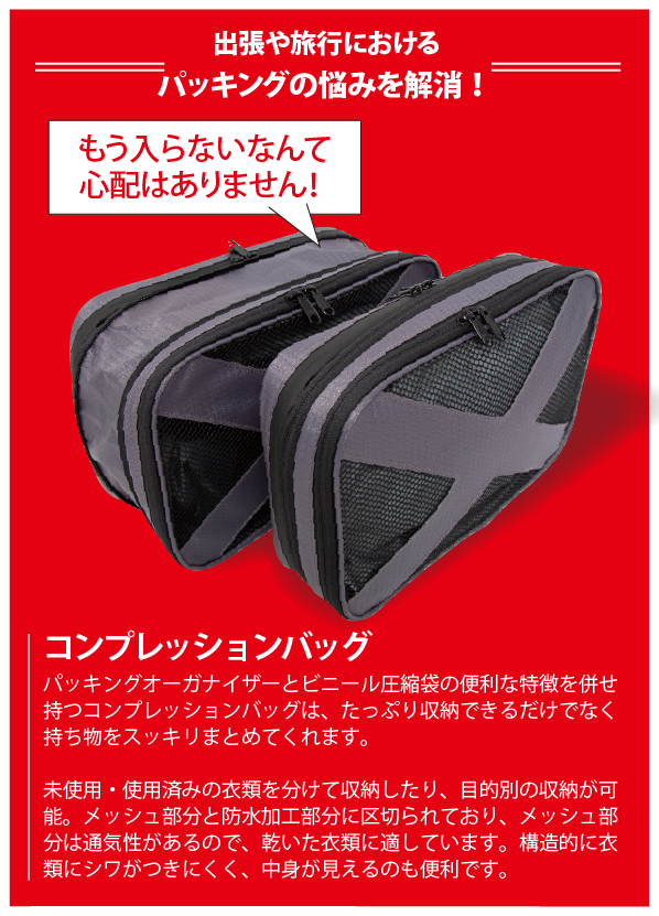 Amazon.co.jp: パッキングキューブ - トラベルポーチ 3点セット
