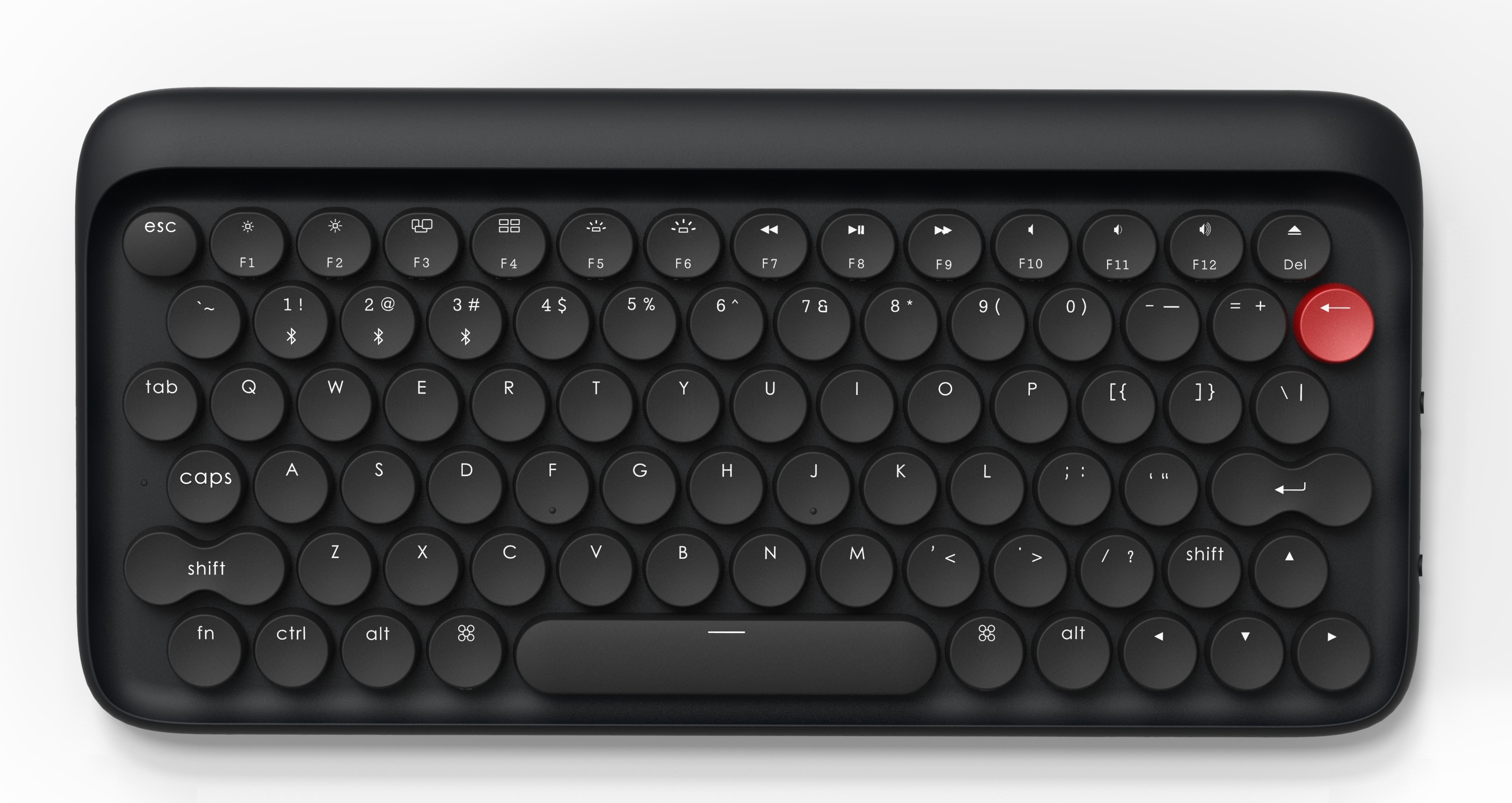 メカニカルキーボードにインスパイアされたワイヤレスキーボード