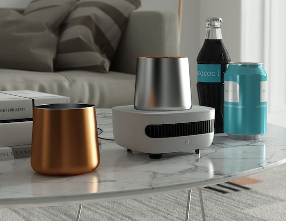 コンパクトな卓上ドリンククーラー【CupCooler |Hot+Cold|】 約10分で コンパクトな卓上ドリンククーラー【CupCooler |Hot+Cold|】 約10分で