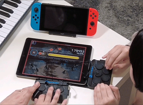 世界初販売！ 「音ゲー」のための、スマホ・タブレット向け「リズムPAD
